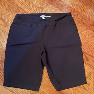 Dana Buchman navy blue Women's Bermudas